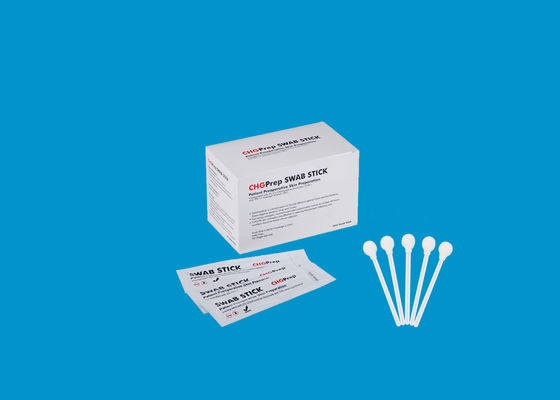 Gluconate Chlorhexidine πατσαβούρα 132mm προετοιμασιών CHG αφρός 2%CHG + 70%IPA